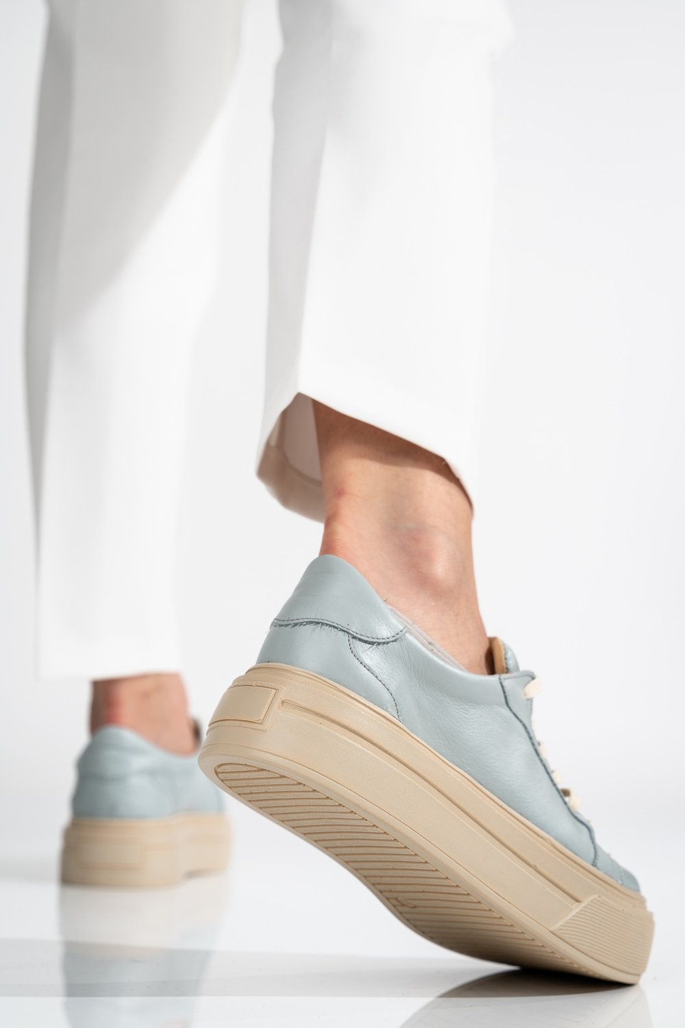 Természetes bőr sport cipők 3s7h001