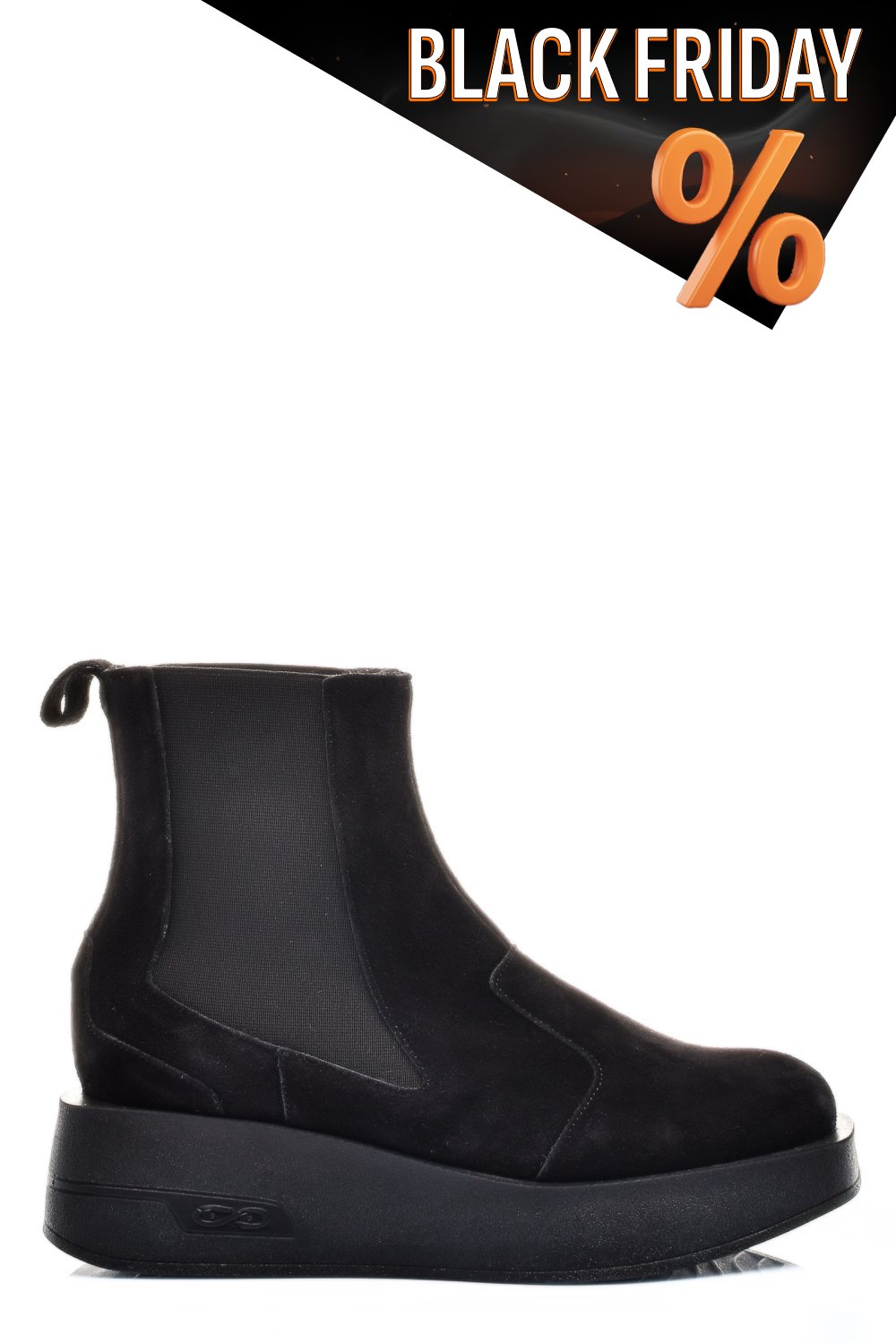 Fekete természetes bőr bakancs 2s7h00