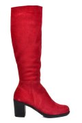 Piros fordított bőr csizma 8s7h00