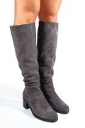 Szürke fordított bőr csizma 8s7h00