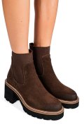 Barna fordított bőr bakancs 1s7h3115