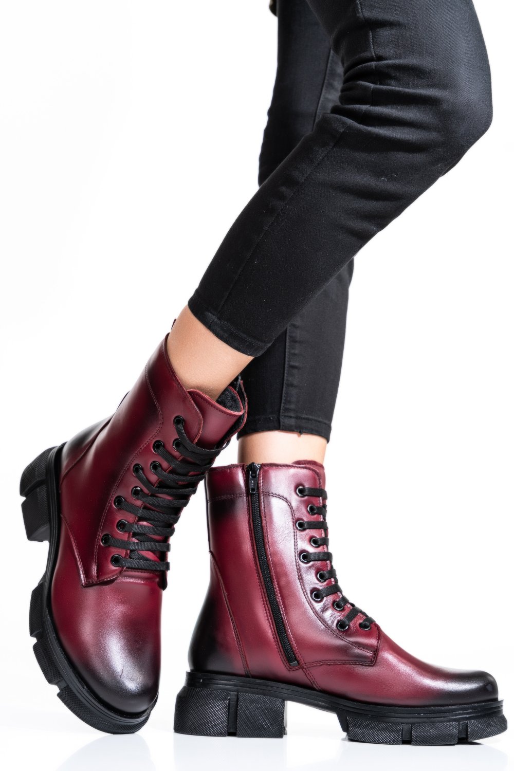 Természetes bőr bakancs 9s7h64