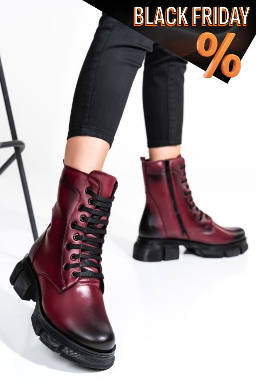 Természetes bőr bakancs 9s7h64