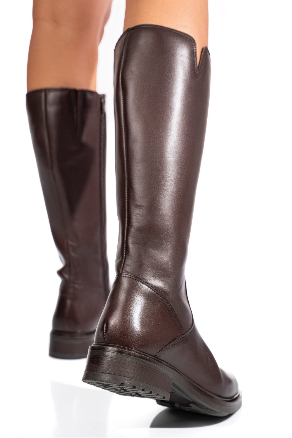 Barna természetes bőr csizma ws7hh66h11