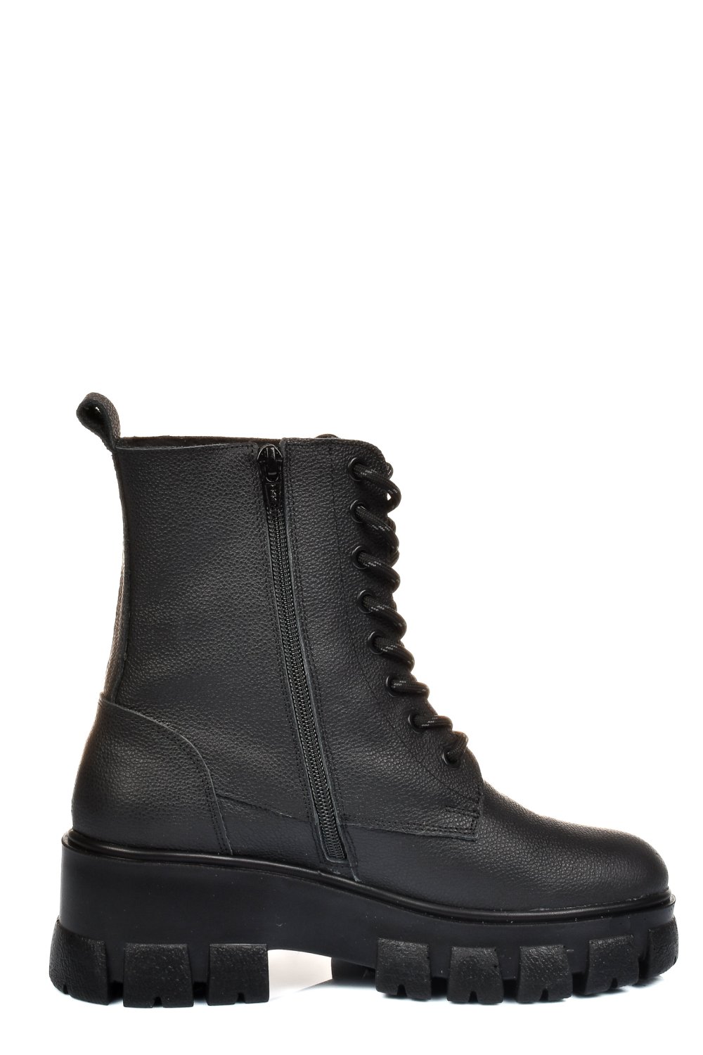 Fekete természetes bőr bakancs 1s7h55