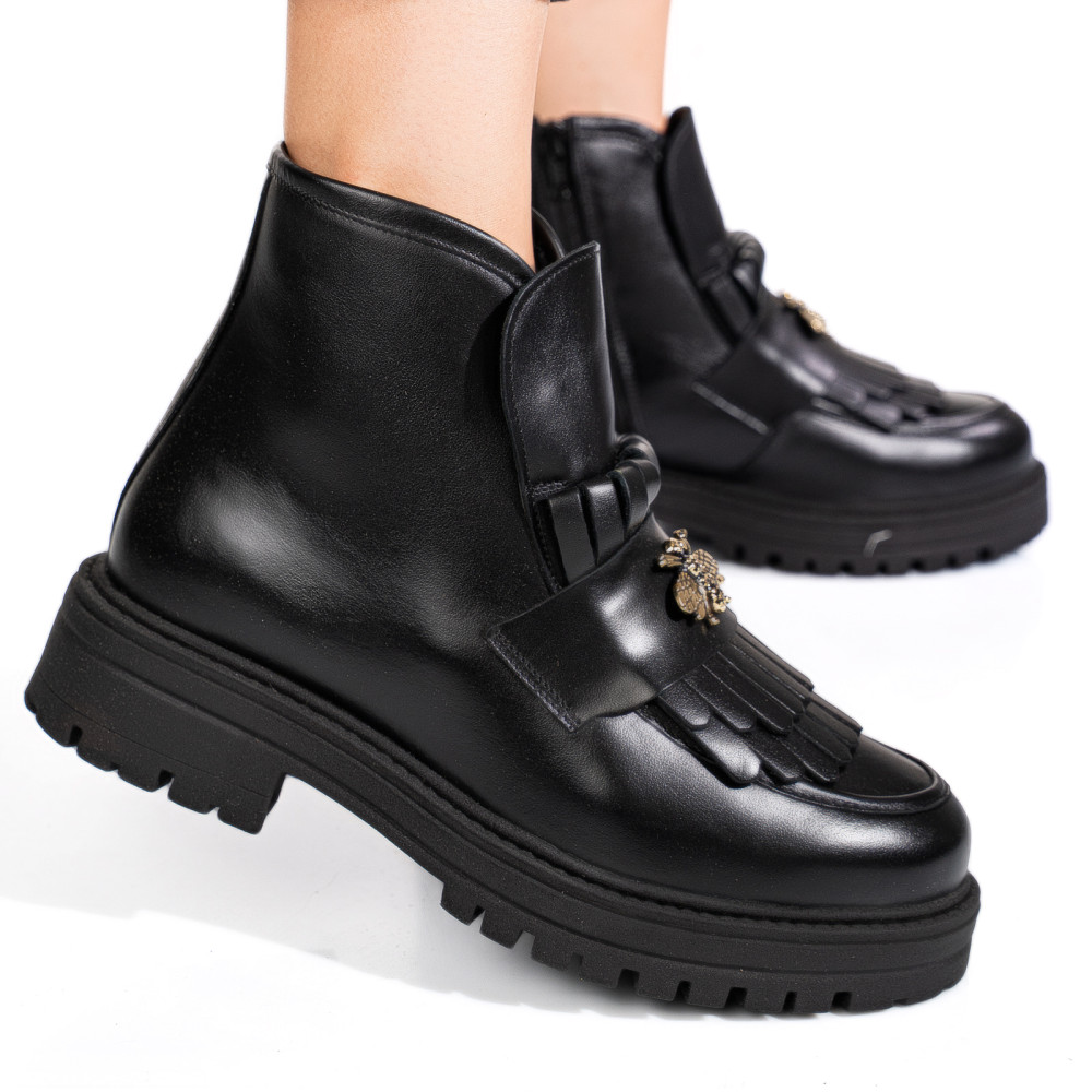 Prémium női bokacsizma