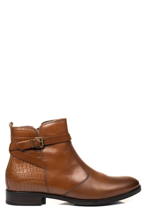 Barna természetes bőr bakancs 5s7h0130010