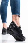 Fekete természetes bőr sport cipők 2s7h31687np