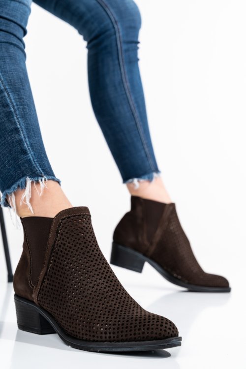 Barna természetes bőr bakancs 2s7h31872nbk