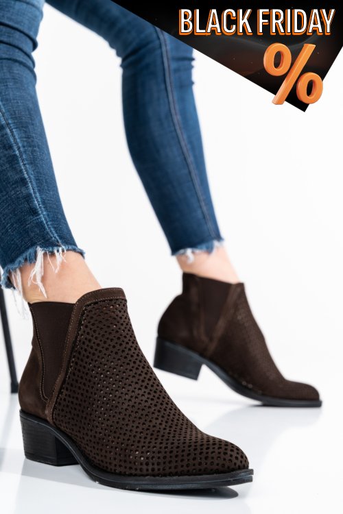 Barna természetes bőr bakancs 2s7h31872nbk