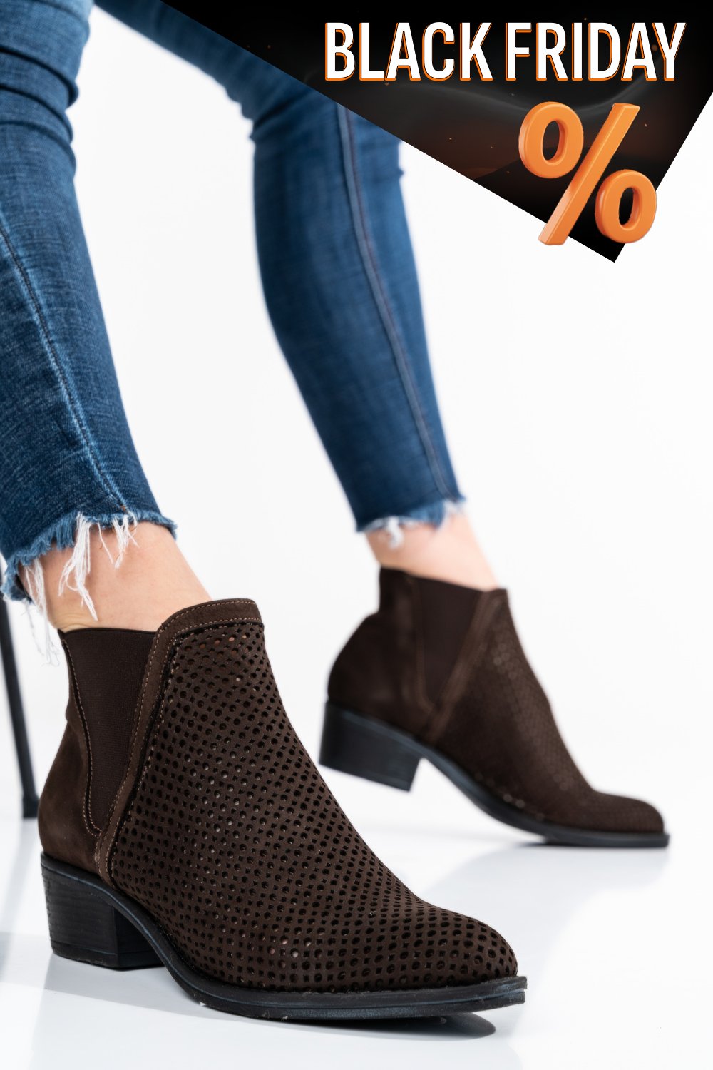 Barna természetes bőr bakancs 2s7h31872nbk