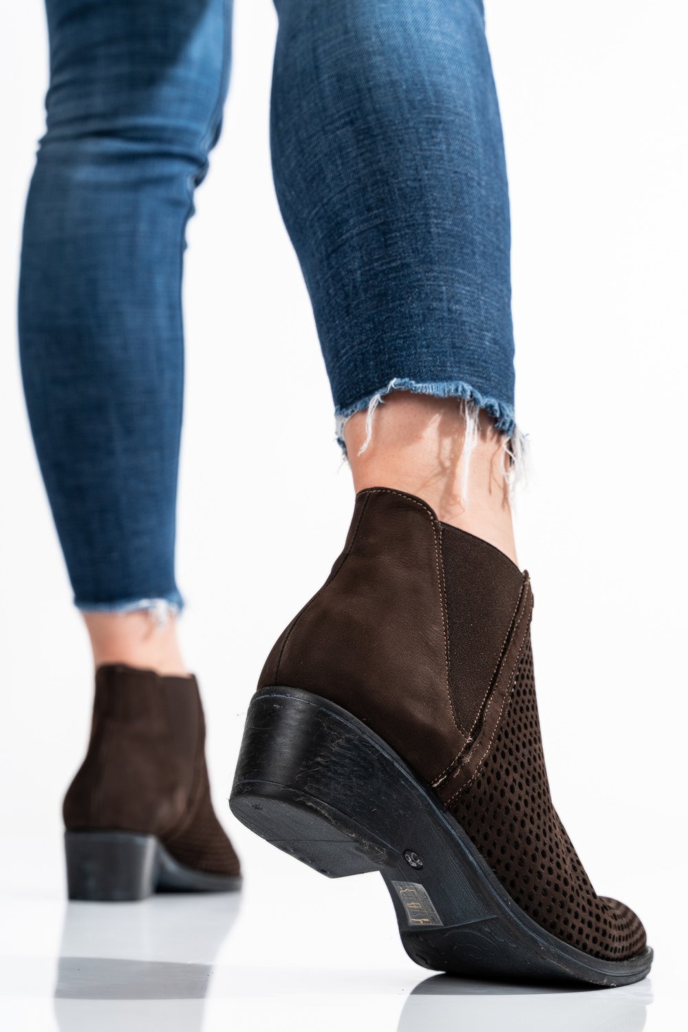 Barna természetes bőr bakancs 2s7h31872nbk