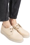 Bézs természetes bőr női lapos cipők 5s7h642