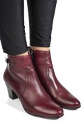 Piros természetes bőr bakancs 5s7h0132039
