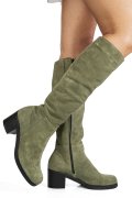 Zöld fordított bőr csizma 8s7h00