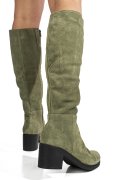 Zöld fordított bőr csizma 8s7h00