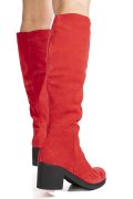 Piros fordított bőr csizma 8s7h00
