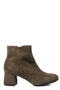 Khaki fordított bőr bokacsizma 7s7h21
