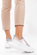 Fehér természetes bőr sport cipők 2s7h11608np-hor