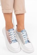 Fehér természetes bőr sport cipők 2s7h11608np-hor