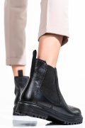 Fekete természetes bőr bakancs 2s7hyy0091201
