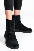 Fekete fordított bőr bakancs 2s7h32-002sp