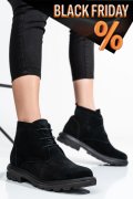 Fekete természetes bőr bakancs 2s7h32-004sp