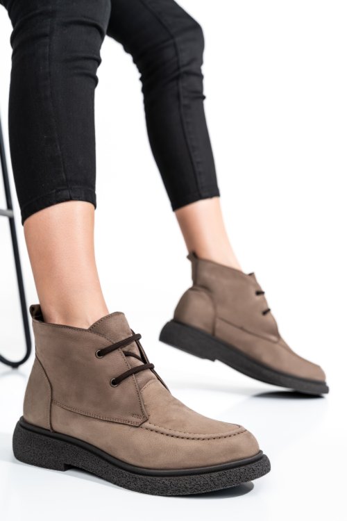 Bézs természetes bőr bakancs 2s7h32-001nbk