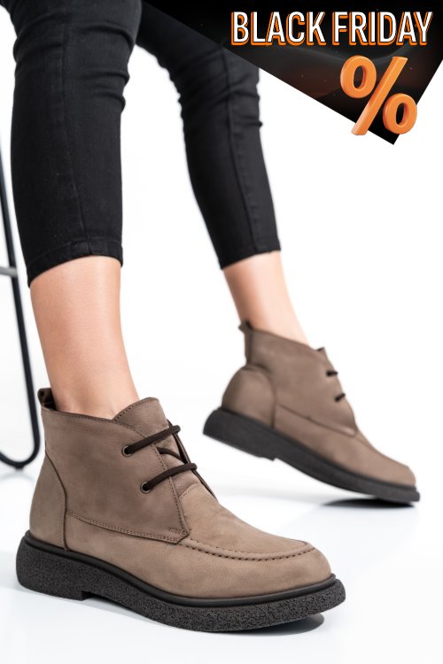 Bézs természetes bőr bakancs 2s7h32-001nbk