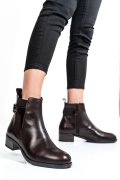 Barna természetes bőr bakancs 2s7h32-008np