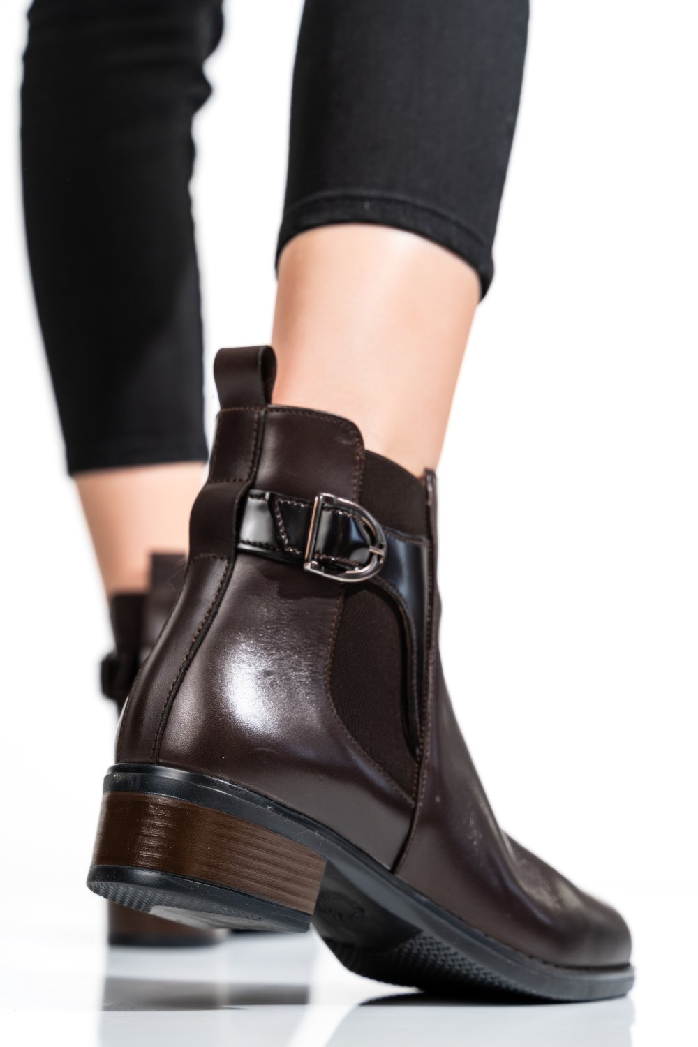 Barna természetes bőr bakancs 2s7h32-008np