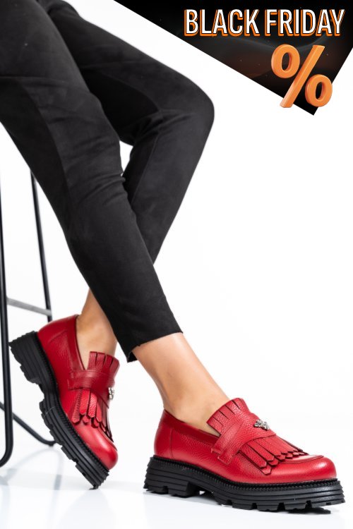 Piros természetes bőr  3s7h95