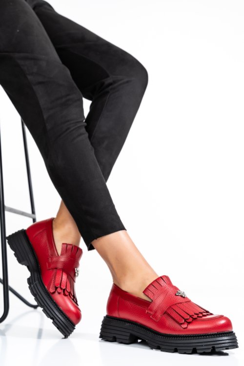 Piros természetes bőr  3s7h95