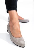 Szürke fordított bőr balett cipők 4s7h50
