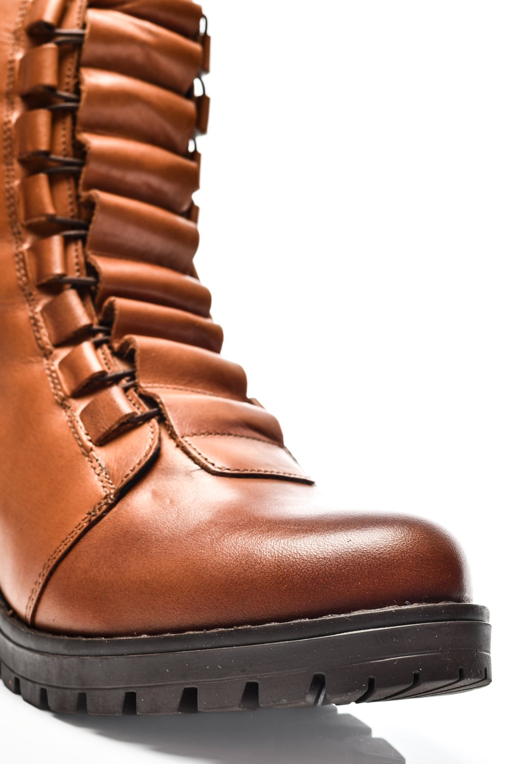 Barna természetes bőr bakancs 1s7h82859star