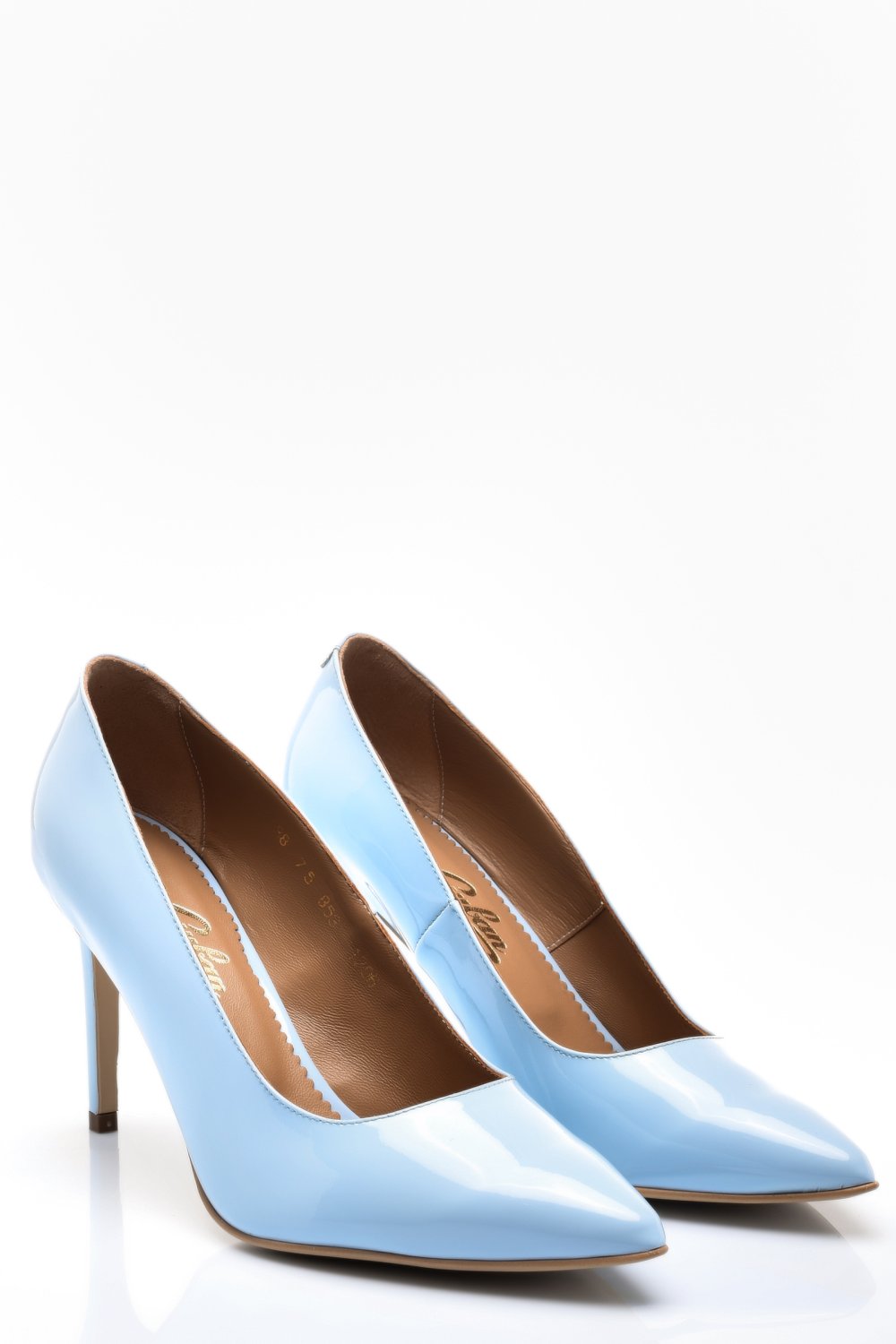 Guban kék természetes lakkozott bőr 1s7h206