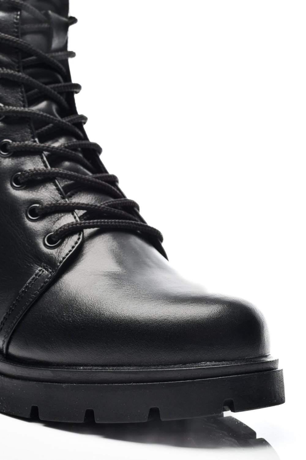 Fekete természetes bőr bakancs 2s7h12808np