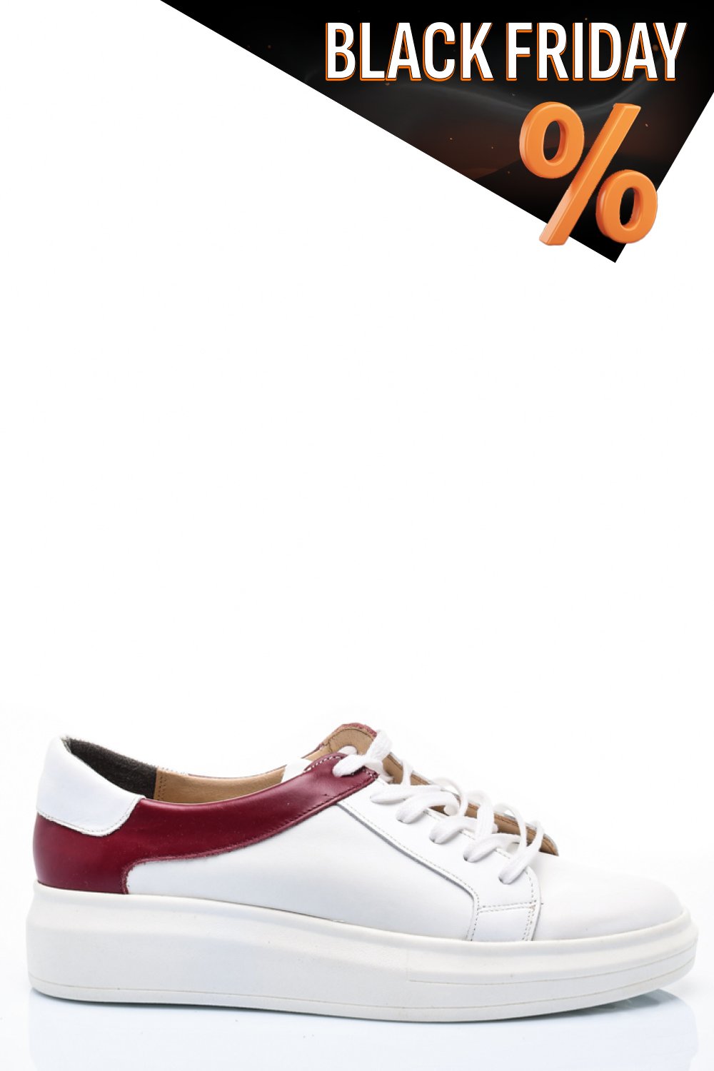 Bordó természetes bőr sport cipők 3s7h000