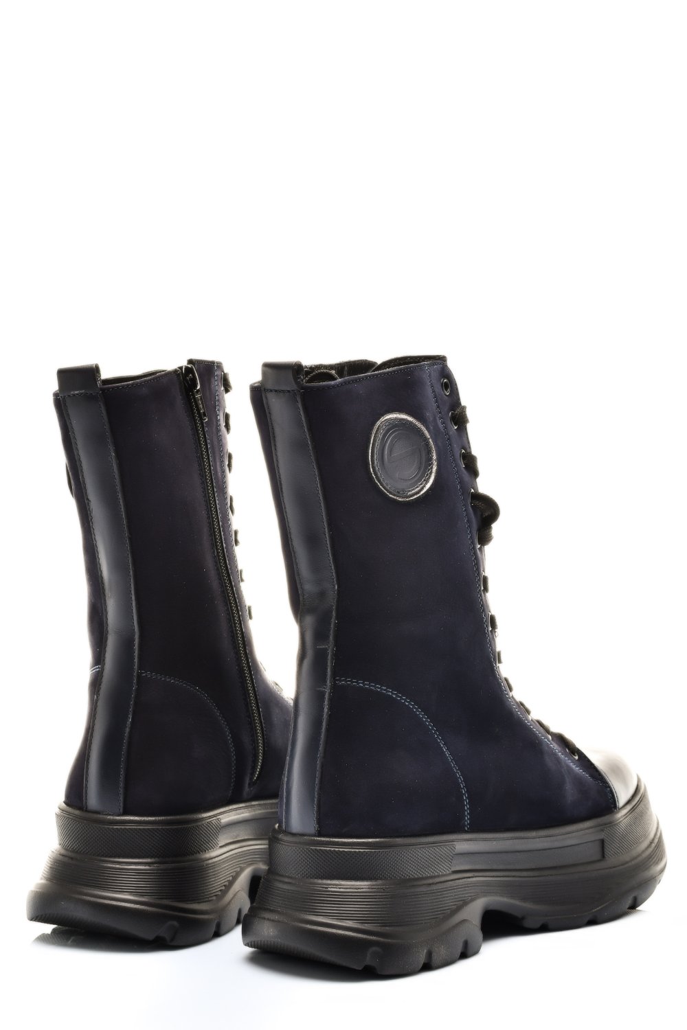 Tengerészkék természetes bőr bakancs 2s7h22861nbk