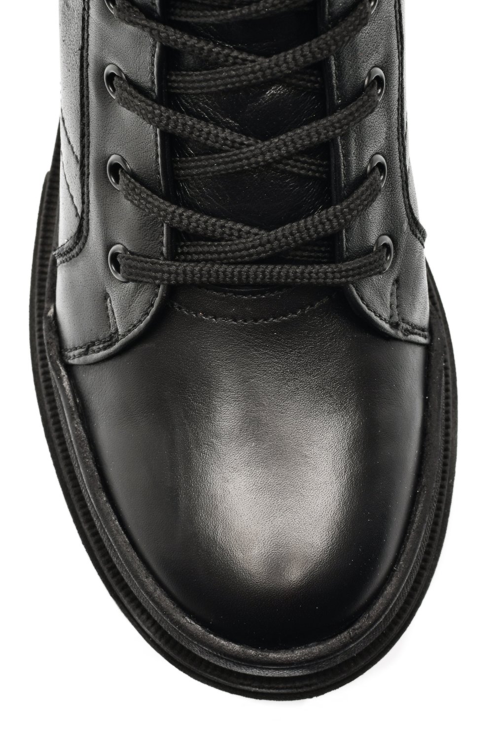 Fekete természetes bőr bakancs 2s7h22836np