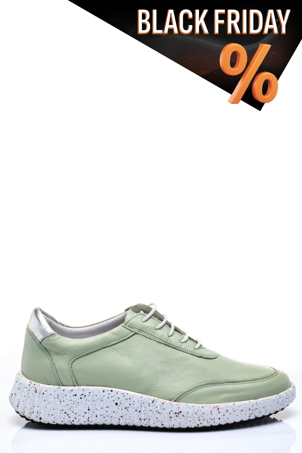 Zöld természetes bőr sport cipők 2s7h31688np