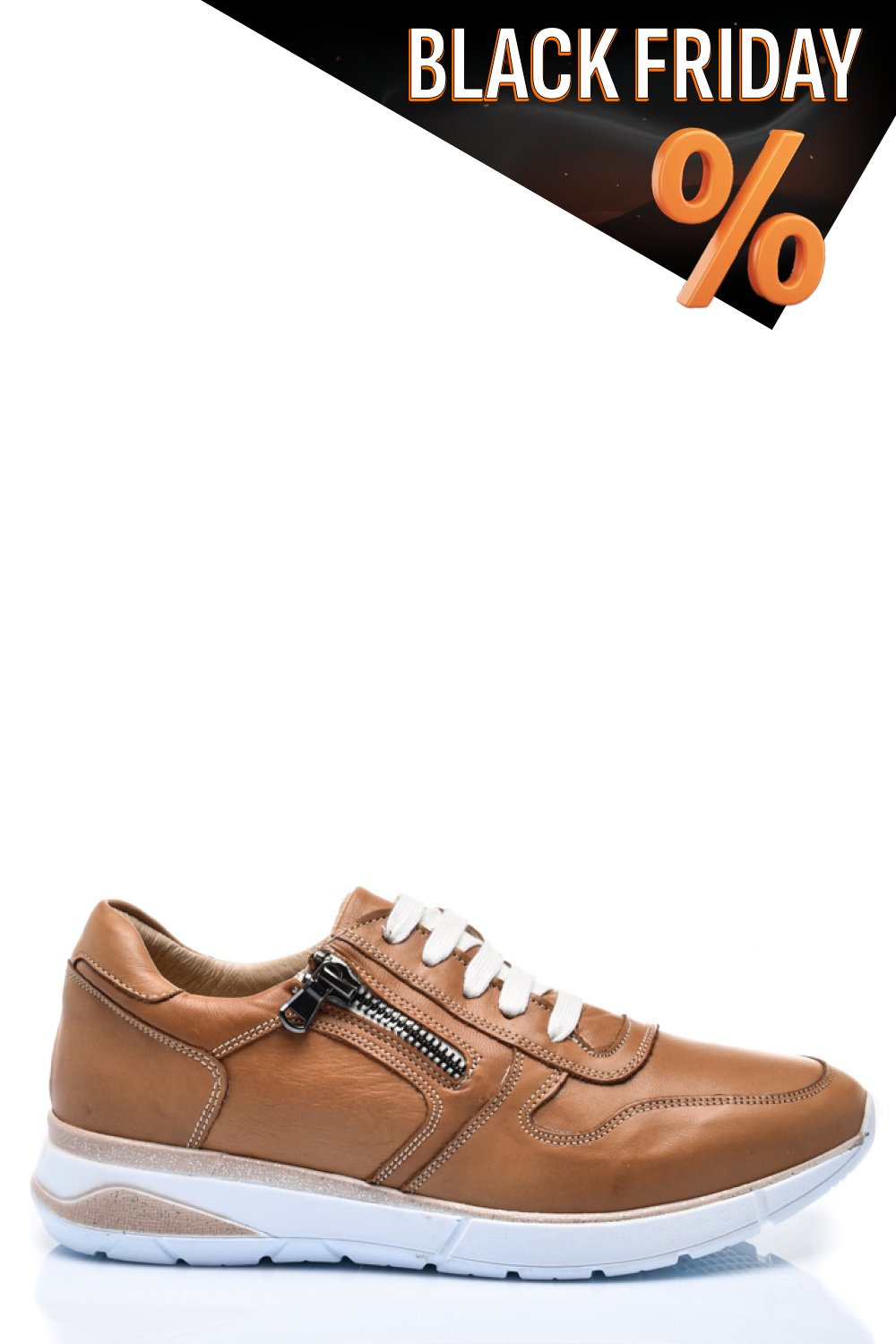 Barna természetes bőr sport cipők 2s7h31687np