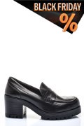 Fekete természetes bőr alkalmi cipők 2s7hsi0051901