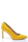 Sárga természetes lakkozott bőr magassarkú cipők 1s7h206