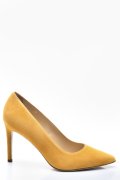 Sárga fordított bőr magassarkú cipők 1s7h206