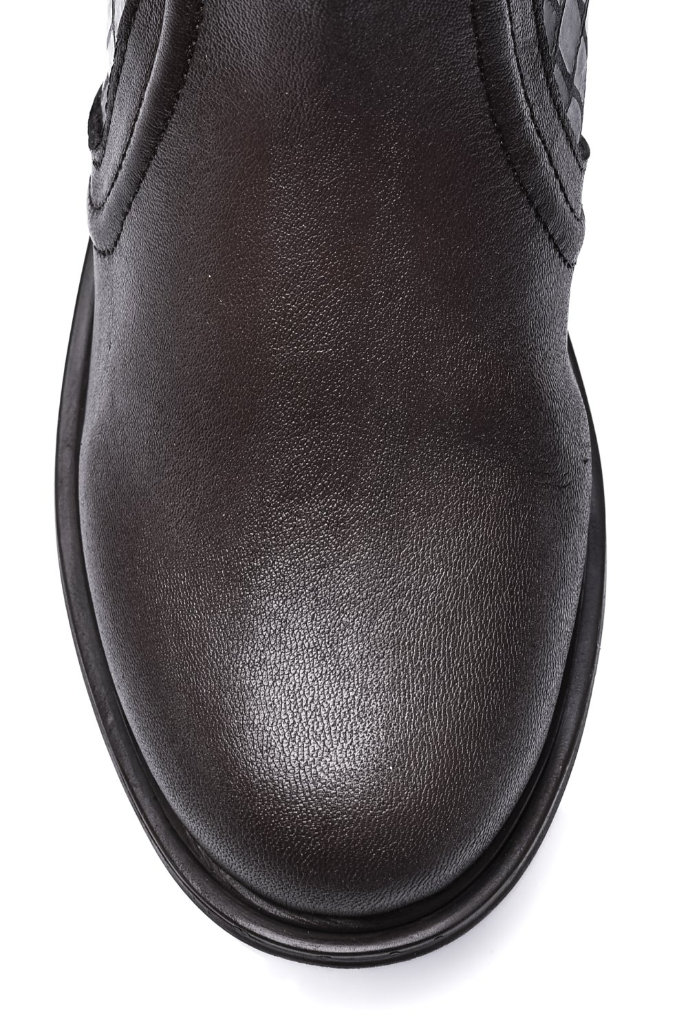 Barna természetes bőr bakancs 7s7h604