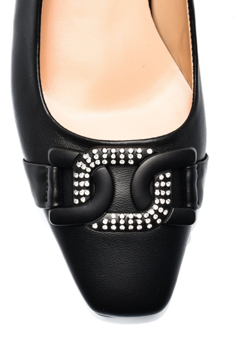 Fekete természetes bőr magassarkú cipők 1s7h653