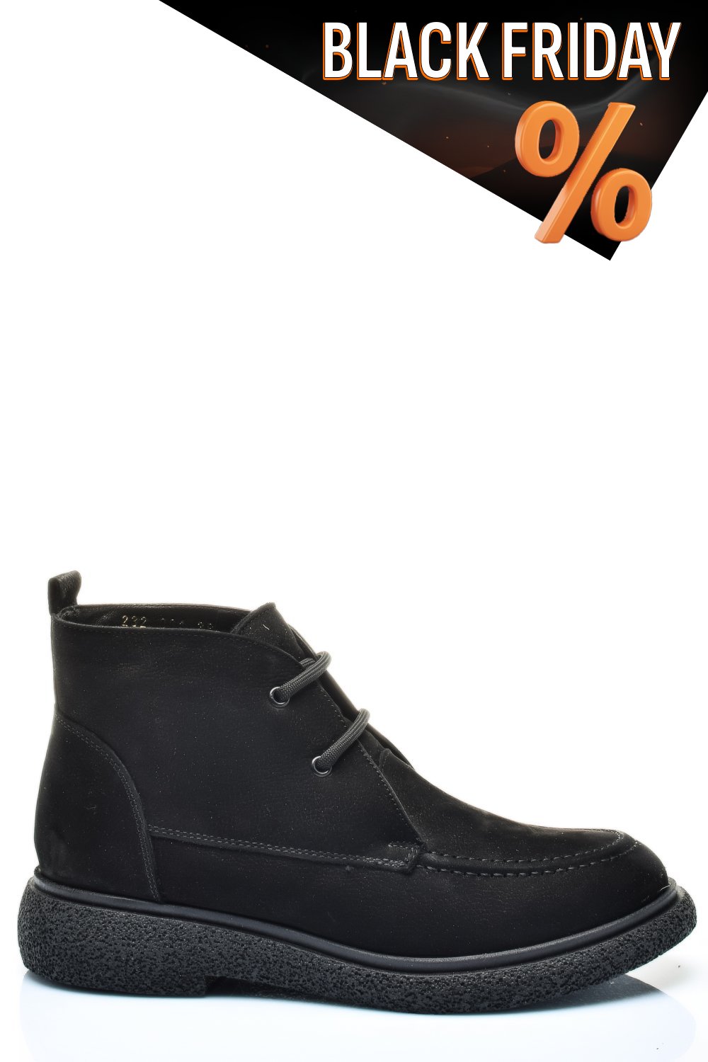 Fekete természetes bőr bakancs 2s7h32-001nbk