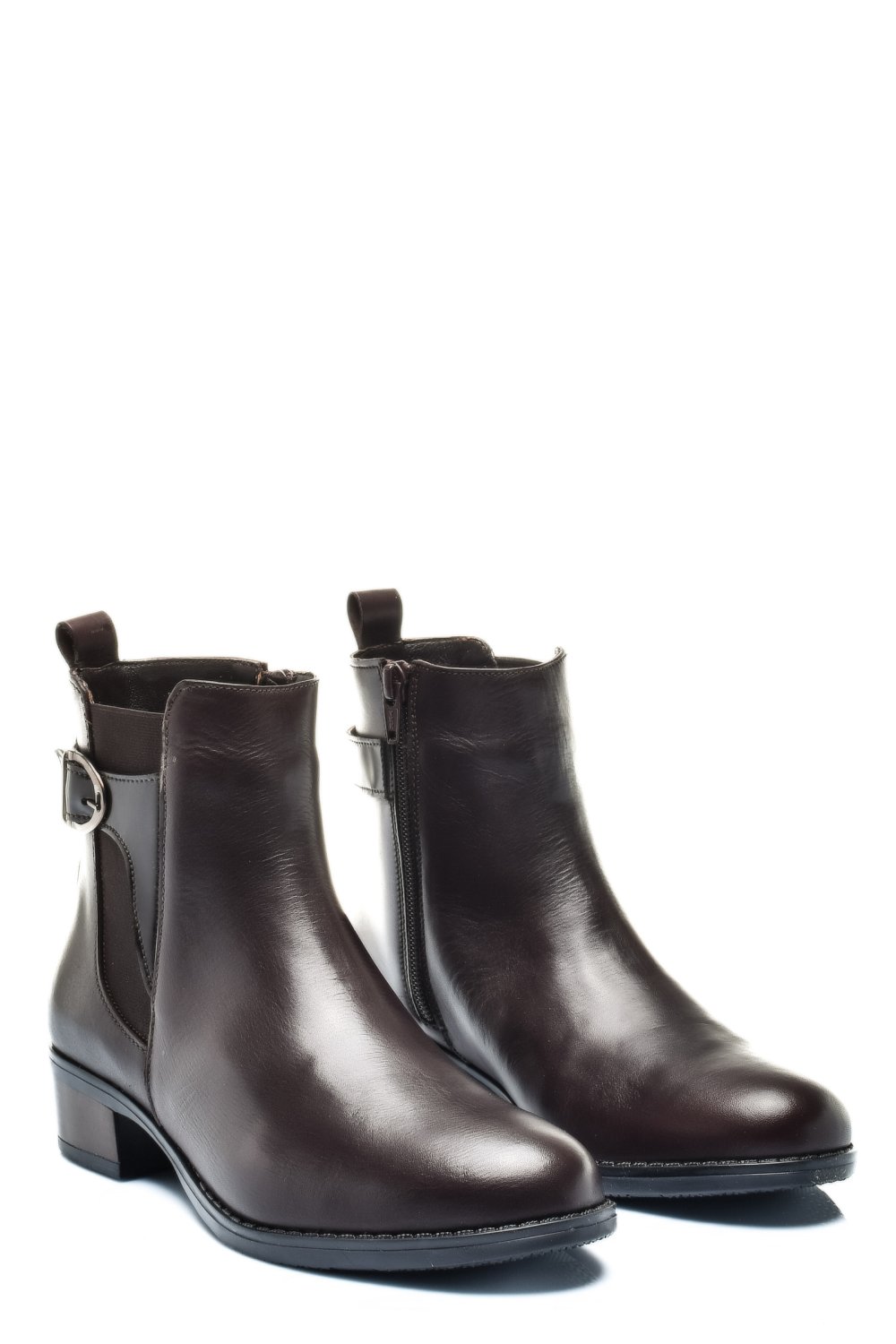 Barna természetes bőr bakancs 2s7h32-008np