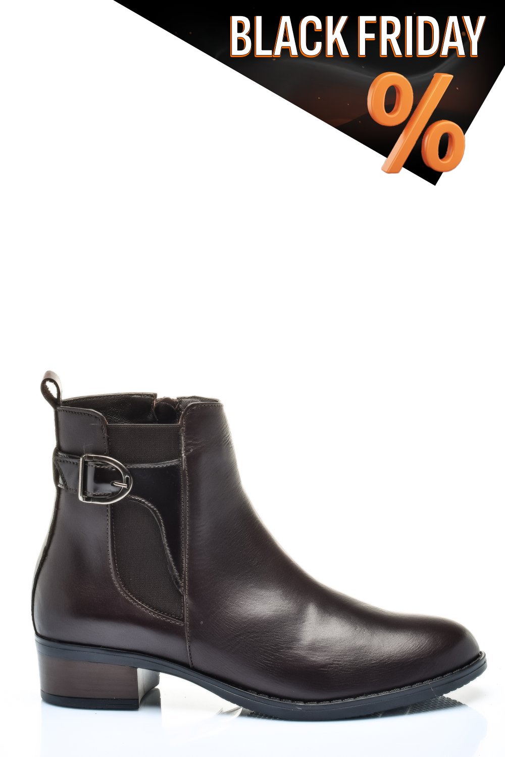 Barna természetes bőr bakancs 2s7h32-008np